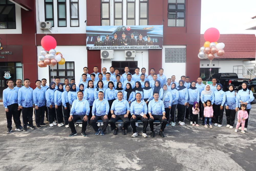 Kejaksaan Negeri Natuna Melaksanakan Kegiatan Pekan Olah Raga HBA ke-64