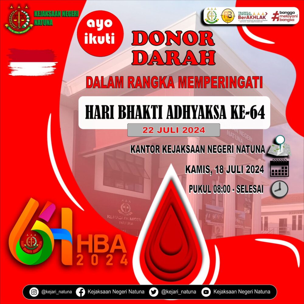 Donor Darah Kejaksaan Negeri Natuna