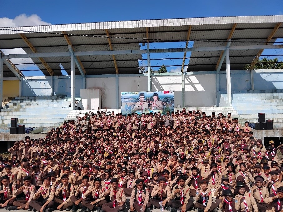 Upacara Penutupan Perkemahan Besar (Kemsar) Ke-63 Tahun 2024 Kabupaten Natuna